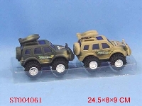 ST004061 - friction chariot in army color