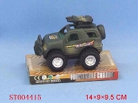 ST004415 - friction chariot in army color