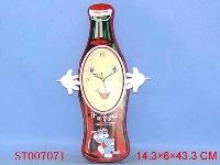 ST007071 - 可乐瓶无报时挂钟