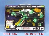 ST011346 - 喷漆电动英文枪