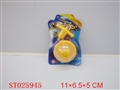 ST025945 - WINDING-UP SPINNING TOP WITH 2COLORS LIGHT