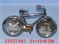 ST027482 - 电镀自行车相架钟