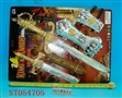 ST054705 - 电镀武器组合(手+短手+剑壳+大剑+小剑)