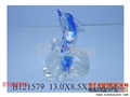 ST092555 - 玻璃小钻圈海豚