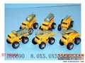 ST101904 - 六款色惯性工程车