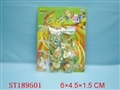 ST189501 - 12只灯光双层锌合金明苯铁脚陀螺