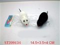 ST209134 - PULL-BACK RAT(3 COLORS ASSORTED)