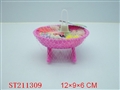 ST211309 - 摇篮孩童+奶瓶饰品