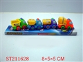 ST211628 - SLIDING CARTOON CAR (4PCS)