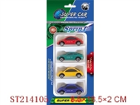 ST214105 - DIE-CAST CAR (4PCS)