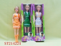 ST214221 - BEAUTY DOLL(3 COLORS ASST)