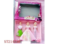 ST214230 - BEAUTY DOLL(3 COLORS ASST)