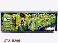 ST215296 - BEN 10 SLIDING BUS WITH LIGHT AND MUSIC