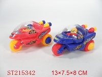 ST215342 - SLIDING AETHER CAR（RED、YELLOW、BLUE 3 COLORS ASSORTED）