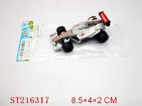 ST216317 - PULL-BACK FORMULA CAR（4 STYLES ASST)
