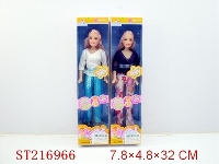 ST216966 - BEAUTY DOLL(11.5INCH 6 STYLES MULTICOLORS ASSORTED)