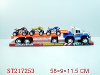 ST217253 - 惯性拖头车载3只越野摩托车