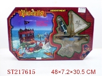 ST217615 - 海盗城堡拼装/二款混装（60PCS）