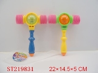 ST219831 - HAMMER WITH FLASH AND CIRCUMGYRATE(3 COLORS ASSORTED)