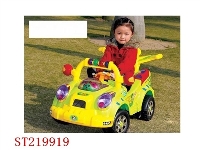 ST219919 - B/O BABY CAR WITH MP3,FLASH9(SILVER ,BLUE,GREEN)