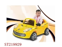 ST219929 - B/O BABY CAR WITH LIGHT AND MUSIC (YELLOW RED SILVER BLUE)