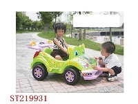 ST219931 - B/O BABY CAR WITH MP3 AND MUSIC (YELLOW,GREEN,BLUE)