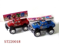 ST220018 - 越野镀座皮卡车(红、蓝混装)