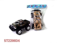ST220034 - 惯性越野迷彩皮卡车(二色混装)