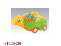 ST220426 - TELEPHONE TORTOISE WITH SOUND MUSIC AND LIGHT