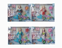 ST221000 - 11.5 INCH BARBIE WITH BIKE