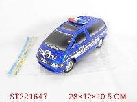 ST221647 - 惯性车警车带警灯光