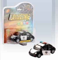 ST222392 - 1:32metal Volkswagen police car(pull back)