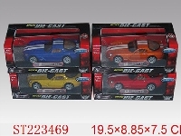 ST223469 - PULL BACK Dodge Viper DIE CAST CAR(WITH IC&LIGHT)