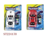 ST224170 - W/C POLICE CAR（2 STYLES 3 COLORS ASSORTED）