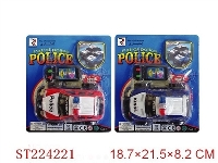 ST224221 - 线控车(警车)/二款混装(红.蓝.黑)