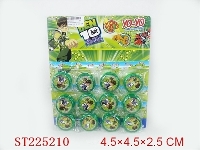 ST225210 - BEN10透明溜溜球(12PCS)