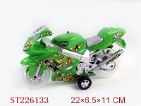 ST226133 - BEN10明轮惯性摩托车（灯光、音乐）