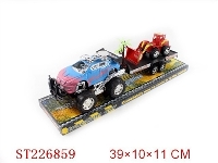 ST226859 - 惯性车带一只工程车(三款三色混装)