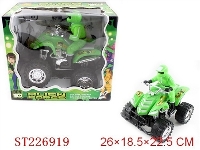 ST226919 - BEN10惯性乌轮沙滩摩托带IC（有坐人）一款一色装