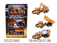 ST227092 - DIE-CAST PULL BACK ENGINEERING TRUCK