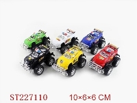 ST227110 - PULL-BACK CAR（6PCS）