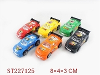ST227125 - PULL-BACK CAR（6PCS）