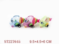 ST227645 - PULL-BACK CARTOON FISH (candy toy )/2 STYLES ASSORTED