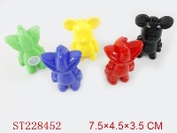 ST228452 - OPP袋小熊实色(五只装，红.绿.蓝.黄．黑）