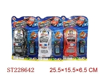 ST228642 - W/C POLICE CAR (RED,WHITE,BLACK,3 COLOR ASSORTED)