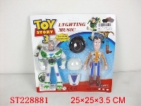 ST228881 - Woody AND Bath WITH LIGHT AND MUSIC,USE 3AG13 BUTTONS,INCLUDED