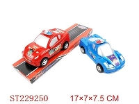 ST229250 - PULL- LINE POLICE CAR （3 COLOR ASSORTED)