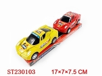 ST230103 - PULL-LINE RACING CAR  （3 COLOR ASSORTED）