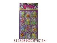 ST230870 - 12PCS 4.5CM ZOOBLES PLAYSET