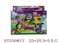 ST230877 - 3PCS 4.5CM ZOOBLES PLAYSET